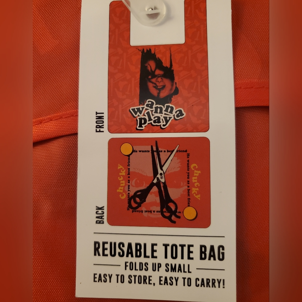 CHILD'S PLAY chucky reusable tote